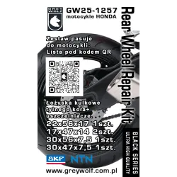 Zestaw naprawczy tylnej osi Honda GW 25-1257