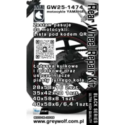 Zestaw naprawczy tylnej osi Yamaha GW 25-1474